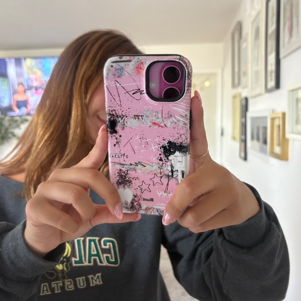 Blunt IPhone 13 Pink Graffiti iPhone Case